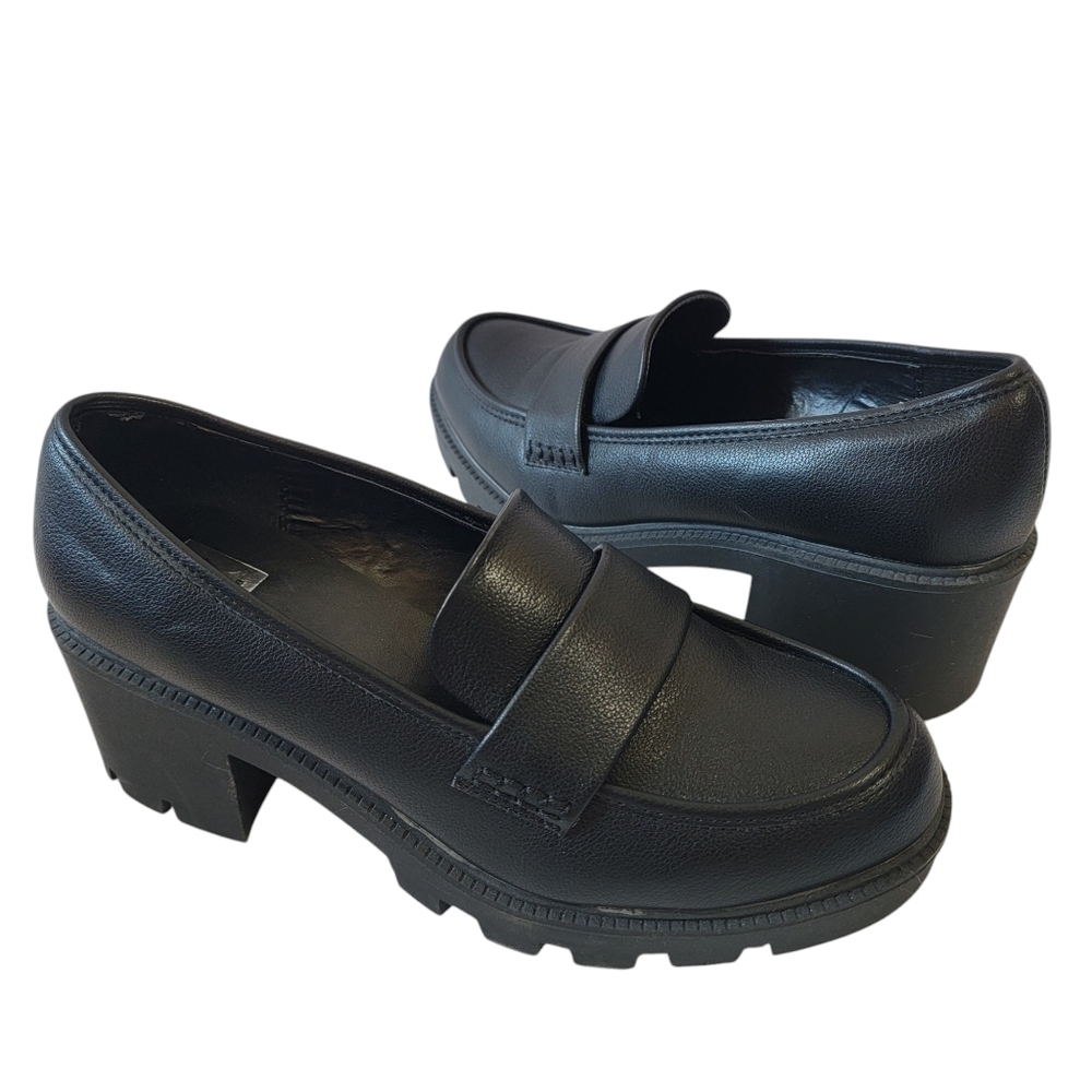 NEW Dolce Vita NEEKA Black Chunky Lugg Sole Shoes Sz 9.5 Y2K Whimsigoth Grunge
